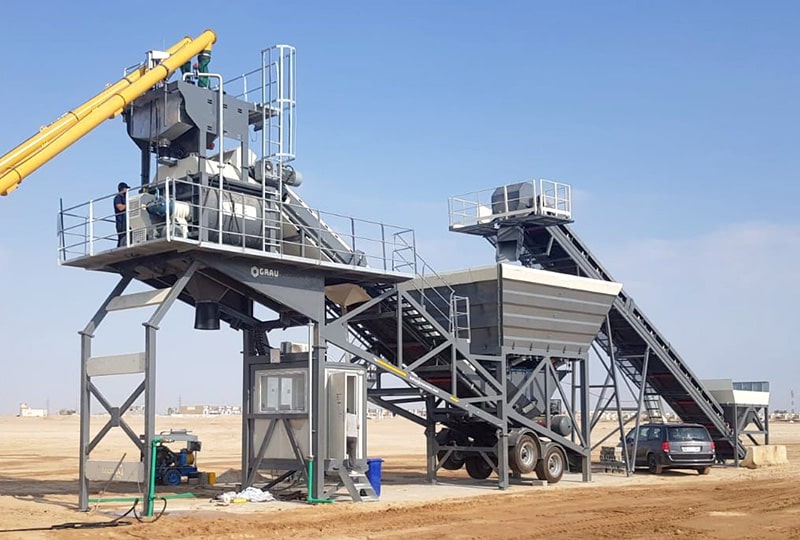 GRAU G100M Mobile Concrete Plant