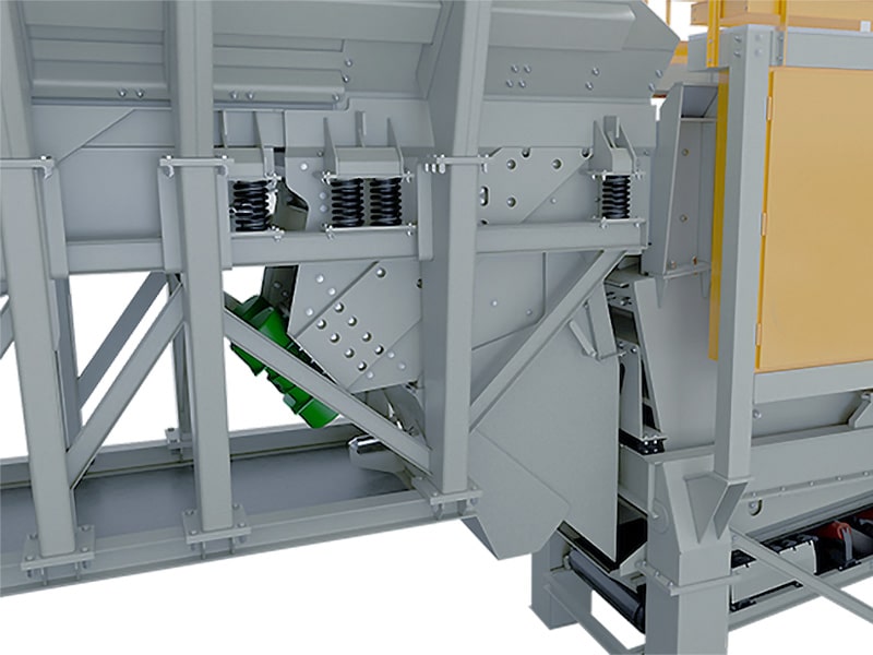 Vibrating Feeders with Grizzly Scalpers