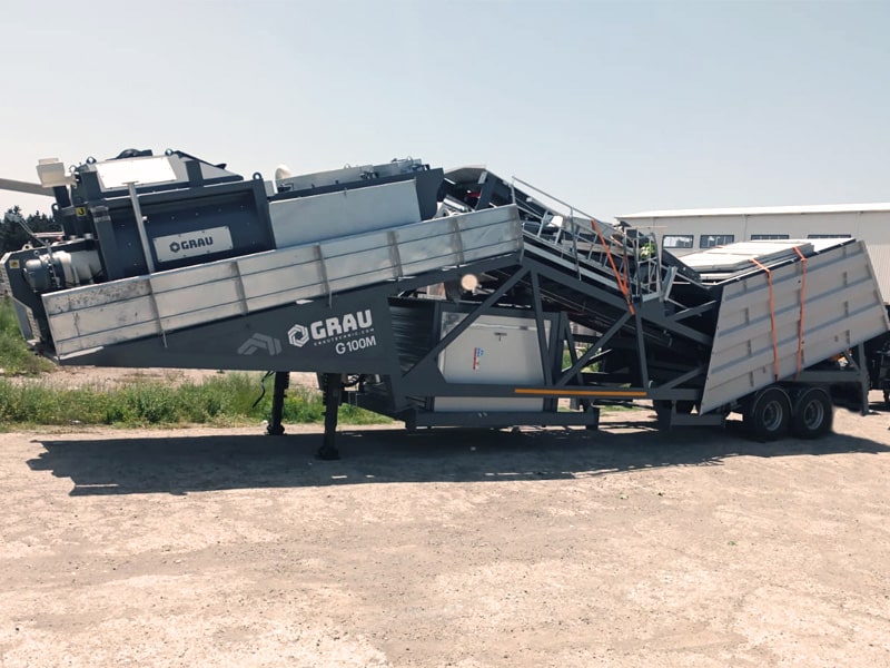New Delivery - GRAU G100M Mobile Concrete Batch Plant 