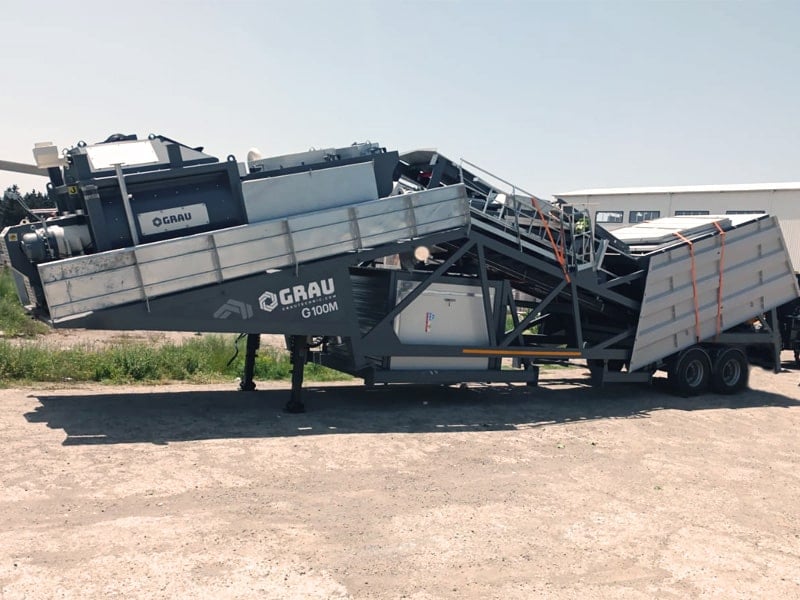 Nueva entrega - Planta dosificadora de hormigón móvil GRAU G100M
